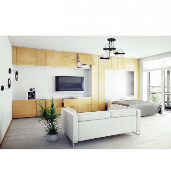 Kinkiet nowoczesny - RING 2340/K/B LIGHT HOME