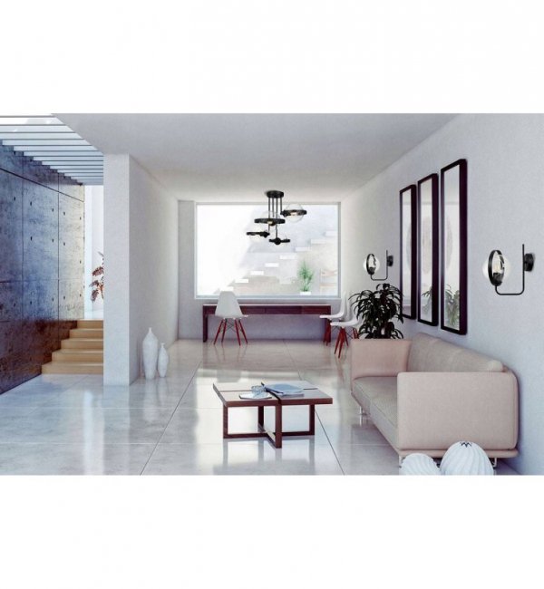 Kinkiet nowoczesny - RING 2341/K/B LIGHT HOME