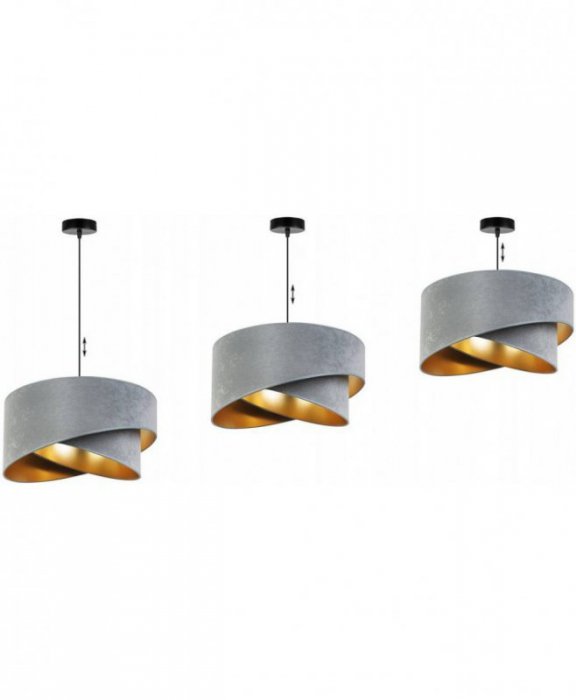 Lampa wisząca z abażurami - MEDIOLAN 2355/1/CSZ LIGHT HOME