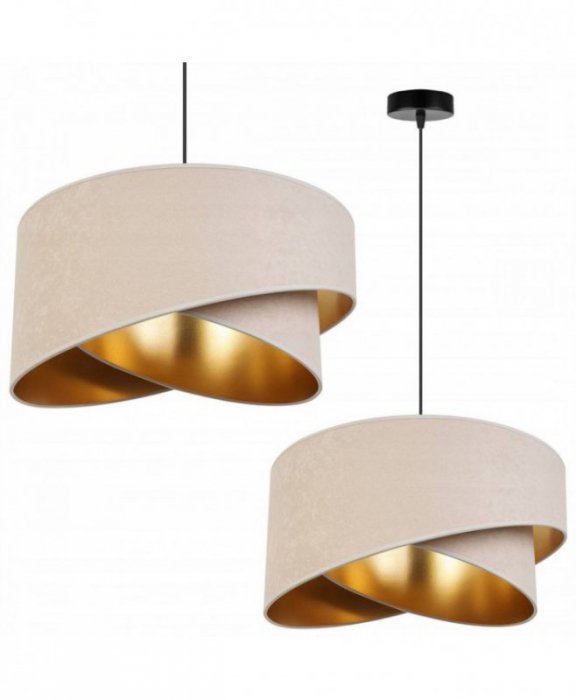 Lampa wisząca z abażurami - MEDIOLAN 2355/1/KZ LIGHT HOME