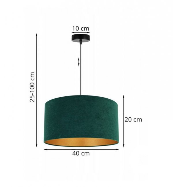 Lampa wisząca z abażurami - MEDIOLAN 2360/1/ZZ LIGHT HOME