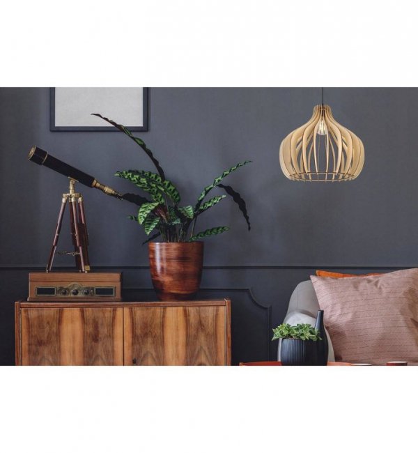 Zwis wiszący pojedynczy dekoracyjny - TIMBER 2363/1/LP LIGHT HOME