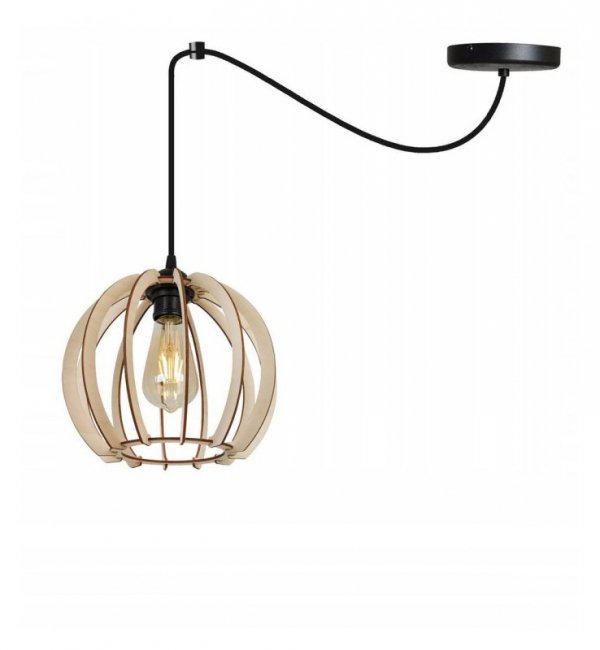 Zwis wiszący pojedynczy dekoracyjny - SPIDER TIMBER 2361/1 LIGHT HOME