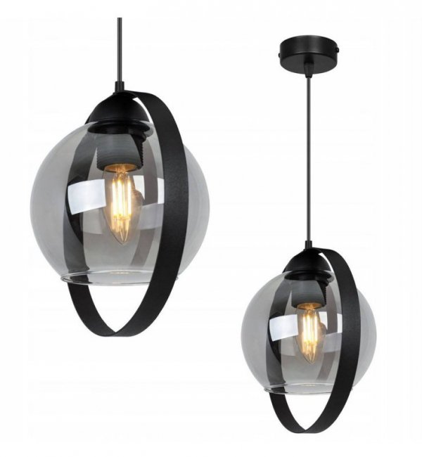 Lampa sufitowa ze szklanymi kloszami - RING HAGA 2346/1/G LIGHT HOME