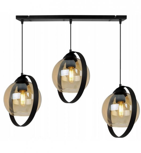 Lampa sufitowa ze szklanymi kloszami - RING HAGA 2346/3/M LIGHT HOME