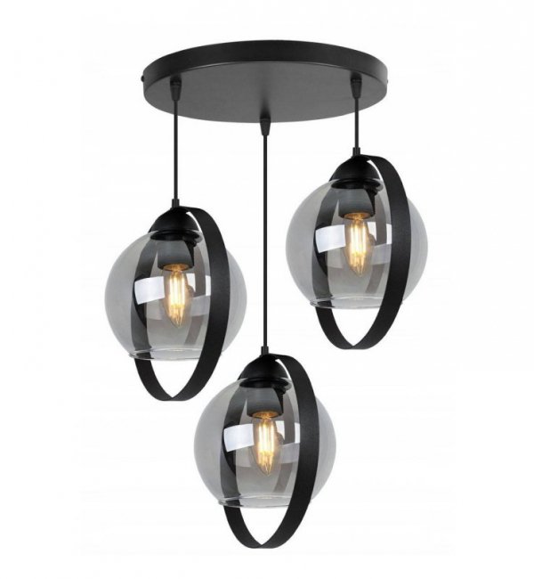 Lampa sufitowa ze szklanymi kloszami - RING HAGA 2346/3/OW/G LIGHT HOME