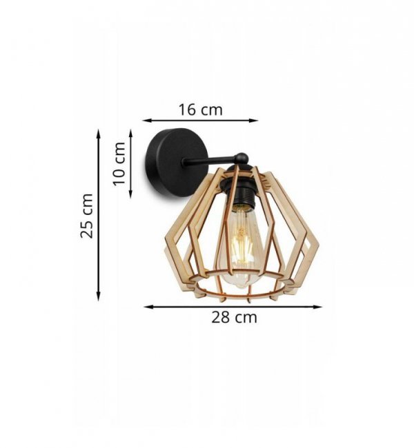 Kinkiet nowoczesny - TIMBER 2360/K LIGHT HOME