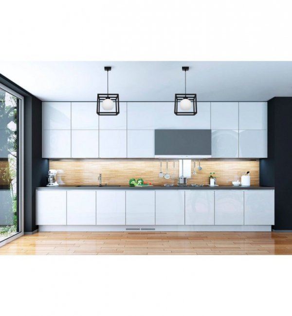 Lampa wisząca ze szklanymi kloszami - ELIZA CAGE 2370/1 LIGHT HOME