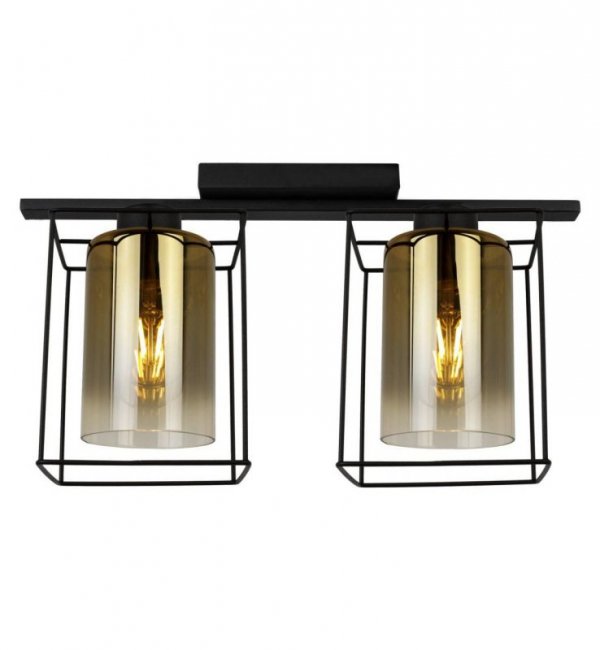 Lampa sufitowa ze szklanymi kloszami - HELLA CAGE 2365/2/Z LIGHT HOME