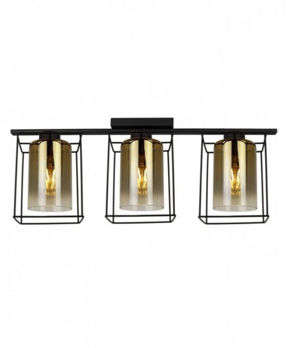 Lampa sufitowa ze szklanymi kloszami - HELLA CAGE 2365/3/Z LIGHT HOME