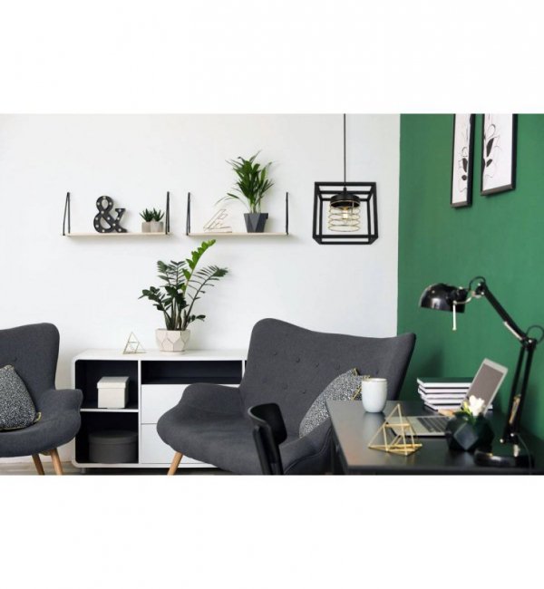 Lampa wisząca nowoczesna - RASTI CAGE 2370/1/Z LIGHT HOME