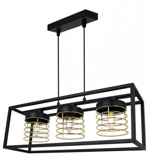Lampa wisząca nowoczesna - RASTI CAGE 2370/3/Z LIGHT HOME