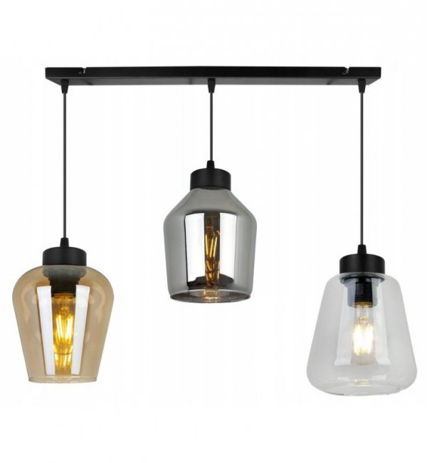 Lampa wisząca ze szklanymi kloszami - RIJEKA 2383/3/MIX LIGHT HOME