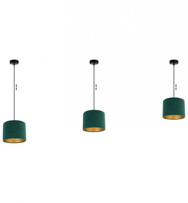 LAMPA WISZĄCA WELUROWY ABAŻUR KOLORY MEDIOLAN HOME LIGHT HOME