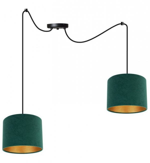 Lampa wisząca z abażurami - SPIDER MEDIOLAN 2360/2 LIGHT HOME