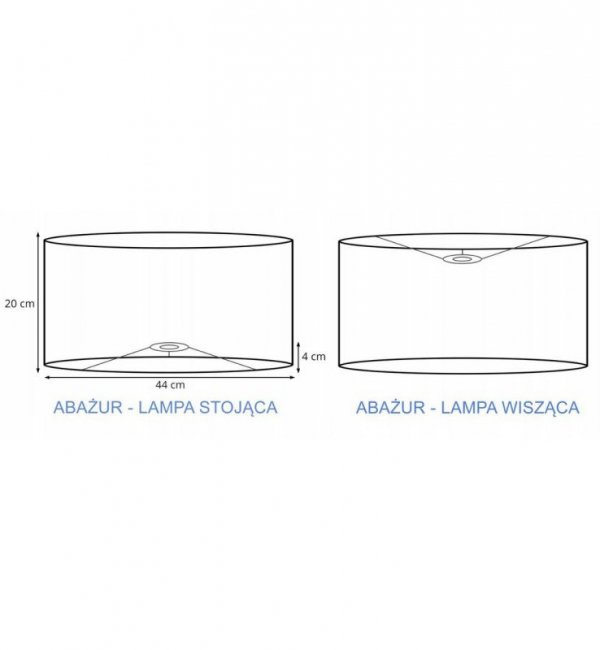 Abażur do lamp - MEDIOLAN 2360/44/Z LIGHT HOME