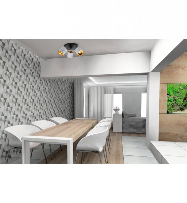 Plafon nowoczesny - GAMA 2125/3OP/JS LIGHT HOME