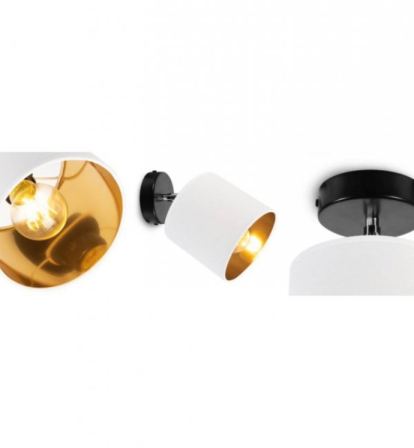Kinkiet z abażurem - GAMA 2125KP/B LIGHT HOME
