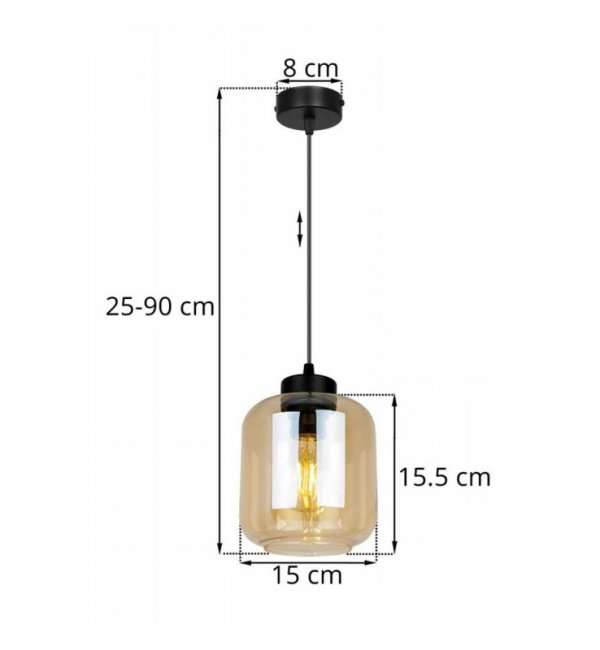 Lampa wisząca nowoczesna - NOVALJA 2395/1 LIGHT HOME
