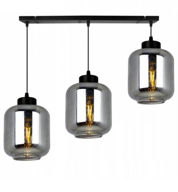 Lampa wisząca ze szklanymi kloszami - NOVALJA 2395/3 LIGHT HOME