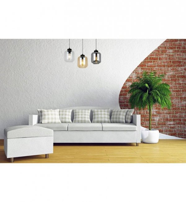 Lampa wisząca ze szklanymi kloszami - NOVALJA 2395/3/MIX LIGHT HOME