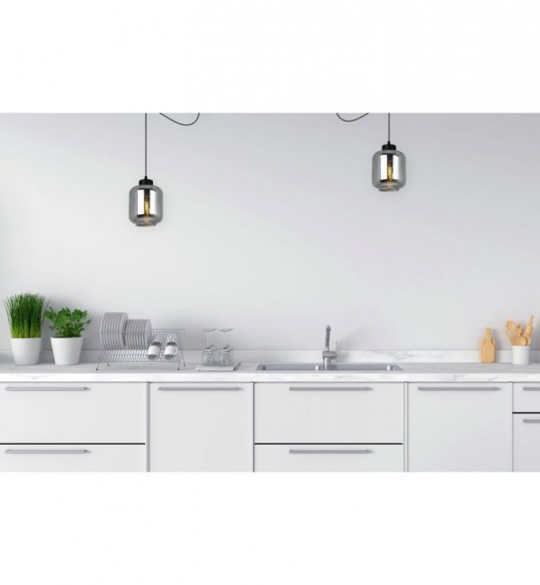 Lampa wisząca ze szklanymi kloszami - SPIDER NOVALJA 2395/1 LIGHT HOME