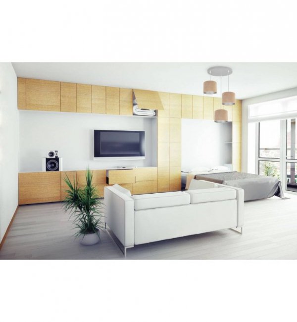 Lampa abażur materiałowa - MEDIOLAN 2360/3OW/C LIGHT HOME