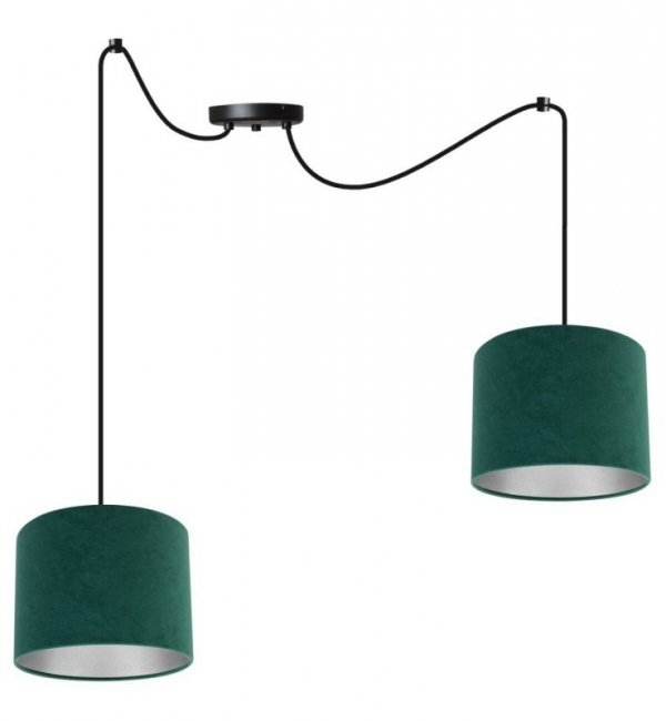 Lampa abażur materiałowa - SPIDER MEDIOLAN 2360/2/C LIGHT HOME
