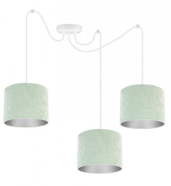 Lampa abażur materiałowa - SPIDER MEDIOLAN 2360/3/C LIGHT HOME