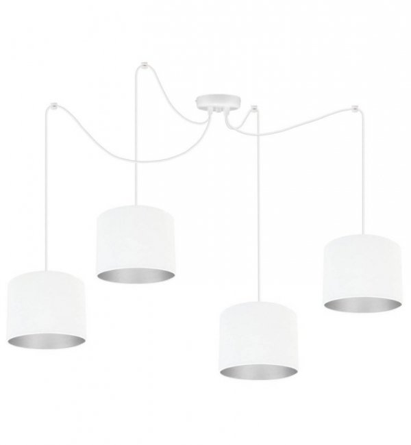 Lampa abażur materiałowa - SPIDER MEDIOLAN 2360/4/C LIGHT HOME