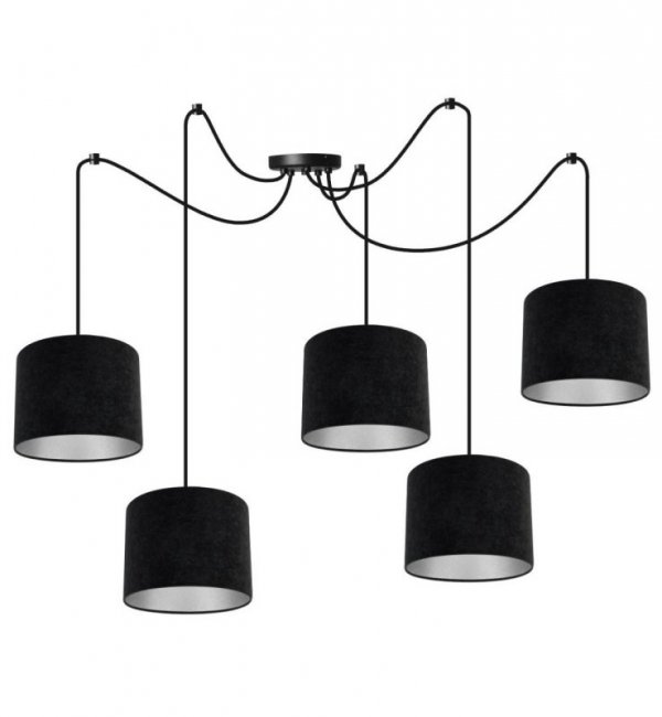 Lampa abażur materiałowa - SPIDER MEDIOLAN 2360/5/C LIGHT HOME