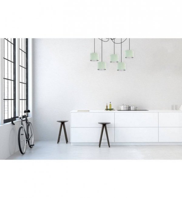 Lampa abażur materiałowa - SPIDER MEDIOLAN 2360/5/C LIGHT HOME