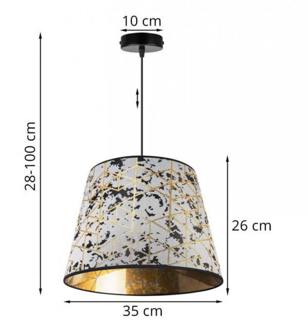 Lampa wisząca z abażurami - WERONA 2405/1/S LIGHT HOME