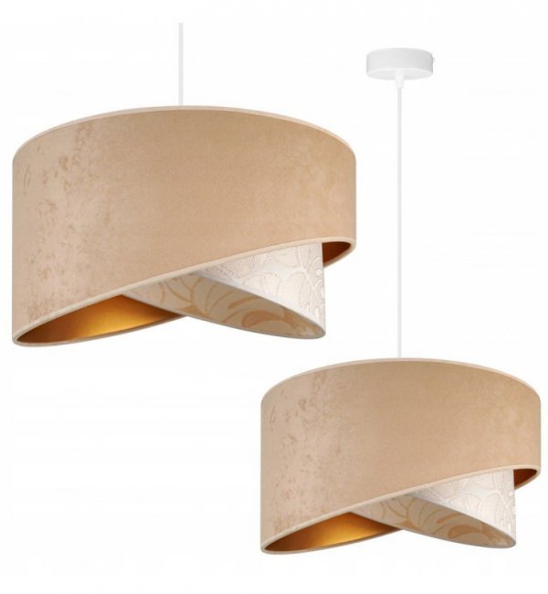 Lampa wisząca z abażurami - WERONA 2407/BL/B LIGHT HOME