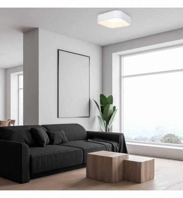 Nowoczesny plafon LED ASTRO, biały LIGHT HOME