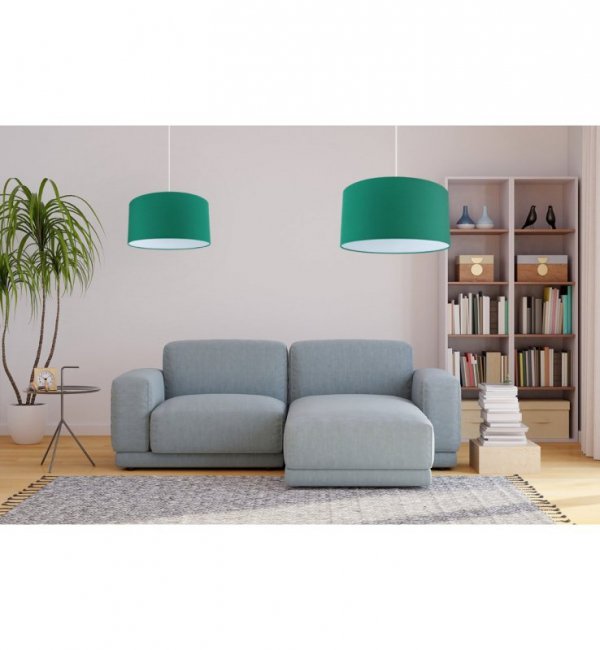 Nowoczesny abażur MATERO, okrągły, szerokość 40 cm, 13 kolorów, E27 LIGHT HOME