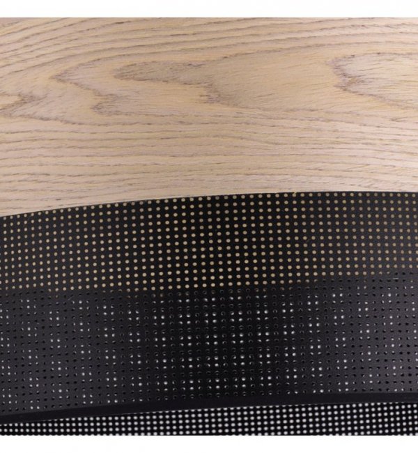 Lampa wisząca WOOD, 40cm, minimalistyczny pojedynczy abażur z fornirem