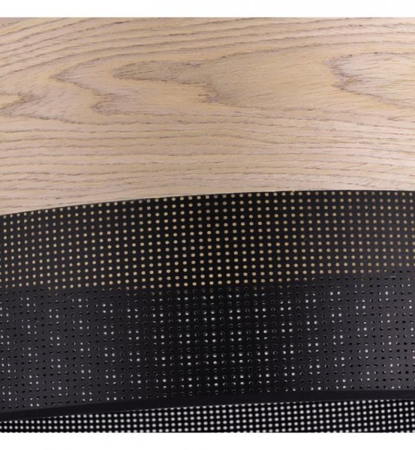 Lampa wisząca WOOD, żyrandol z eleganckim abażurem z forniru, E27