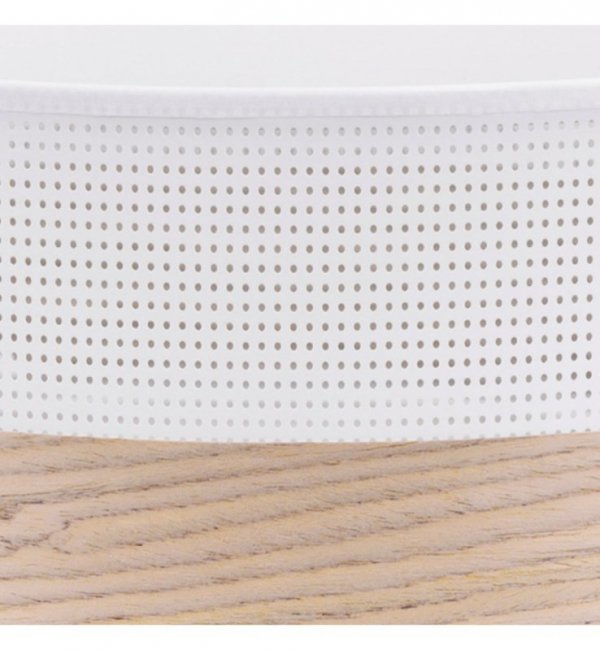 Lampa typu plafon z abażurem WOOD, sufitowa, 50cm, elegancki fornir dębowy