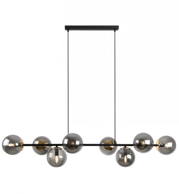 Lampa wisząca SIENA, sufitowa, żyrandol do kuchni i salonu, nad stół i wyspę, loft, grafitowe kule