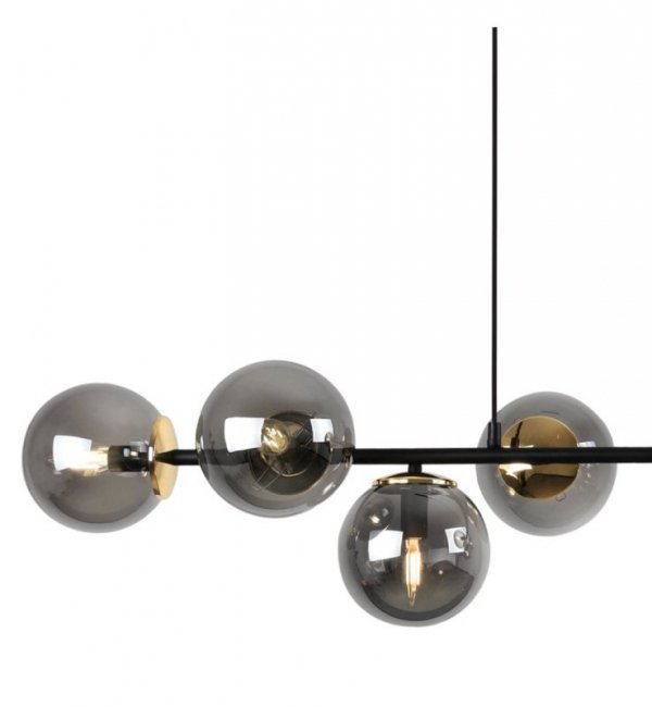 Lampa wisząca SIENA, sufitowa, żyrandol do kuchni i salonu, nad stół i wyspę, loft, grafitowe kule