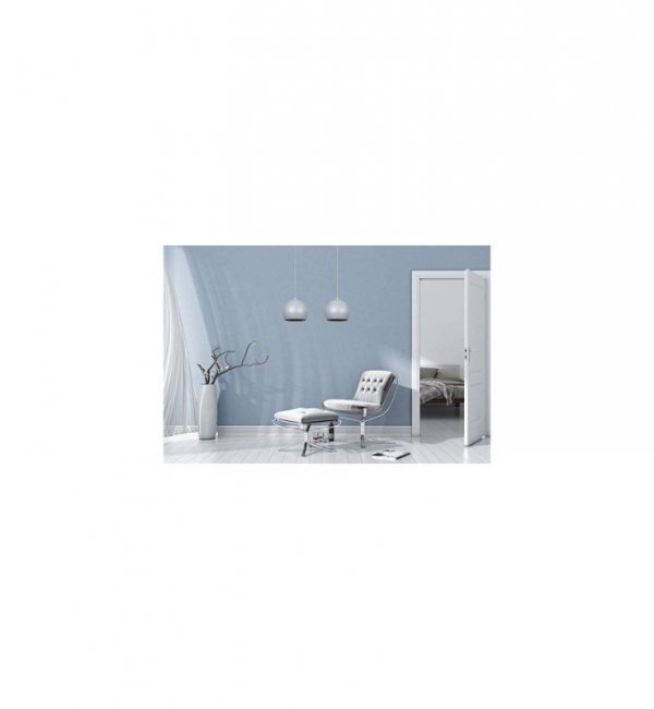 OUTLET -30% Nowoczesna Lampa Wisząca Kula Ball Jasnoszary