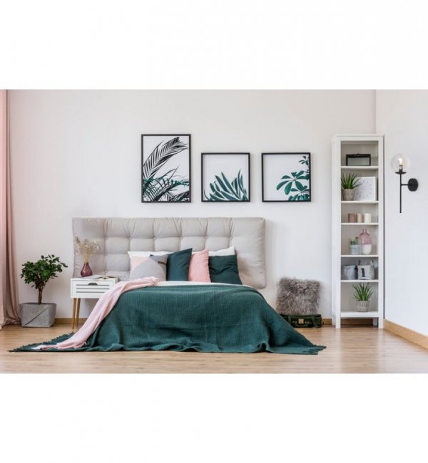 Lampa ścienna SIENA, czarny kinkiet ścienny sufitowy, plafon loft z przezroczystym szklanym kloszem, kula