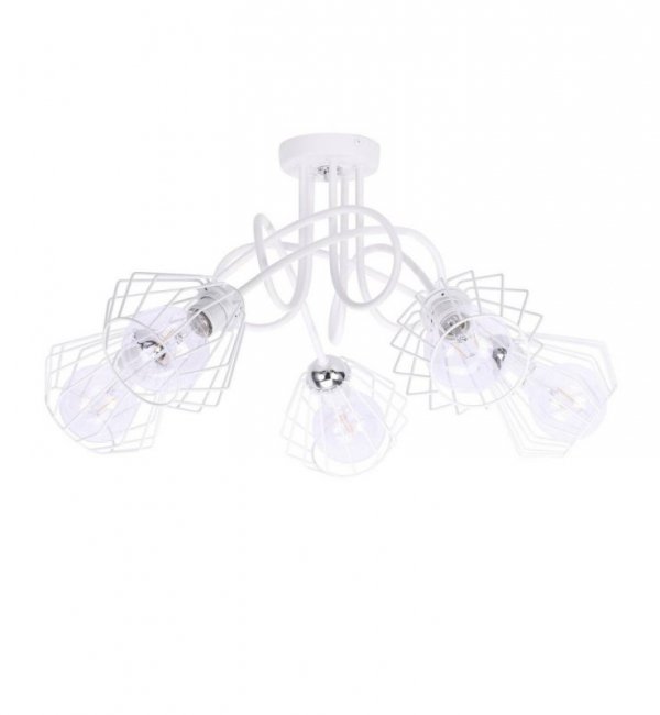 Lampa 5-płomienna LOFT Industrialna - Edison 1427/5C LIGHT HOME