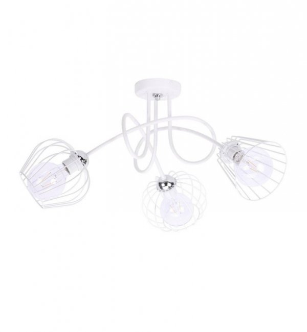 Stylowa Lampa Sufitowa Loft Chromowana