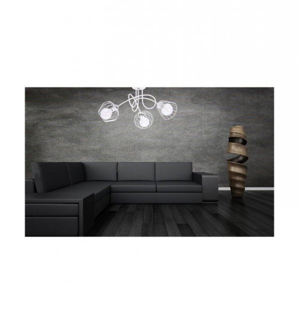 Stylowa Lampa Sufitowa Loft Chromowana