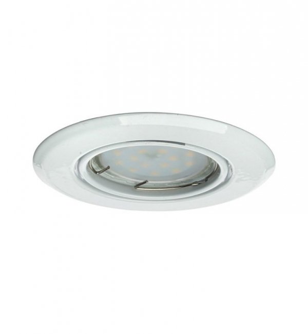 Oczko sufitowe LED, okrągłe, GU10, 1x5W, białe