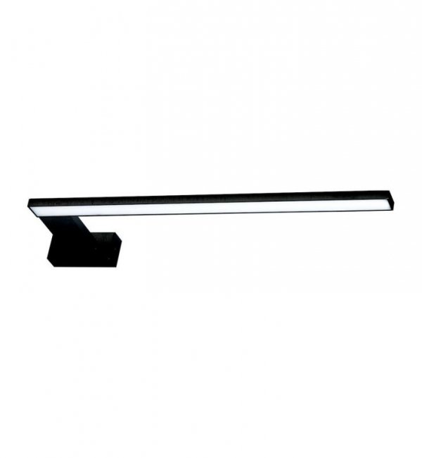 Kinkiet LED lampa ścienna nad lustro SHINE, czarny, 45cm do łazienki, przedpokoju