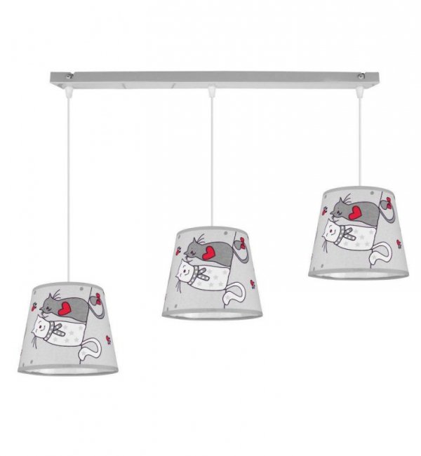 Lampa wisząca dziecięca - Cone 2045/3L LIGHT HOME
