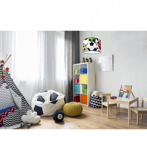 Lampa wisząca dziecięca - SOCCER 2185/1 LIGHT HOME